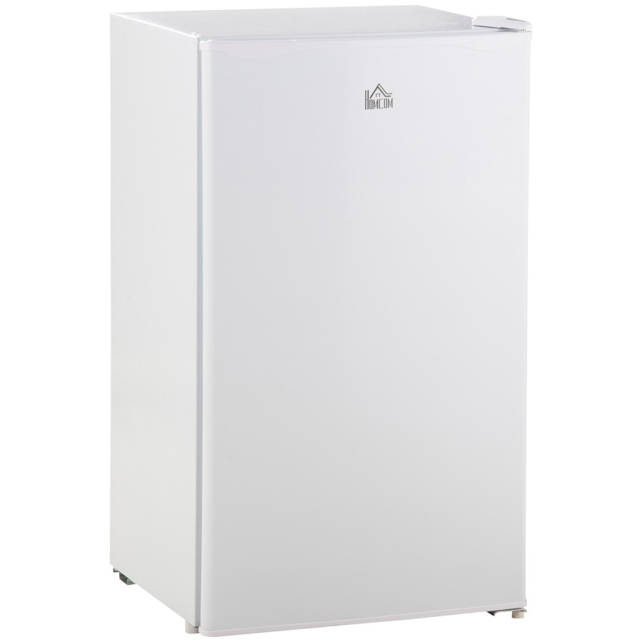 HOMCOM 91L Freestanding Under Counter Fridge with Reversible Door White