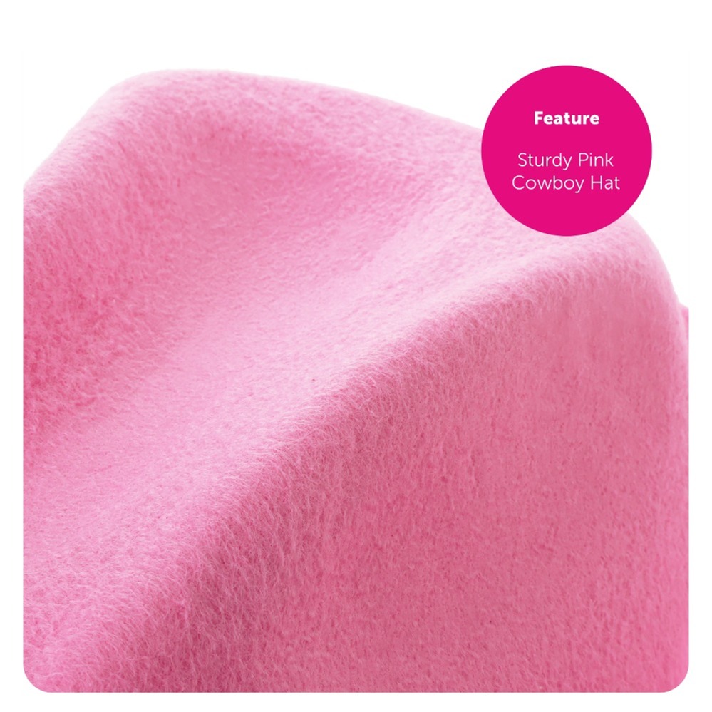 Pink King of Rock n Roll Cowboy Hat
