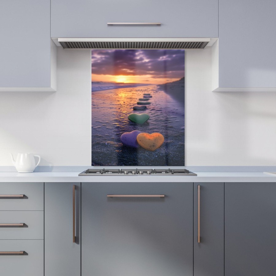 Click to view product details and reviews for Heartstones At Sunset Kitchen Splashback W600mm X H750mm.