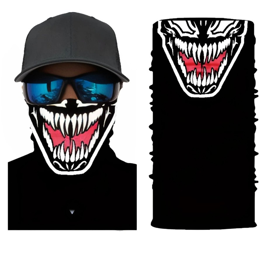 Click to view product details and reviews for Halloween Skull Face Cover Cartoon Half Face Devil Mask.