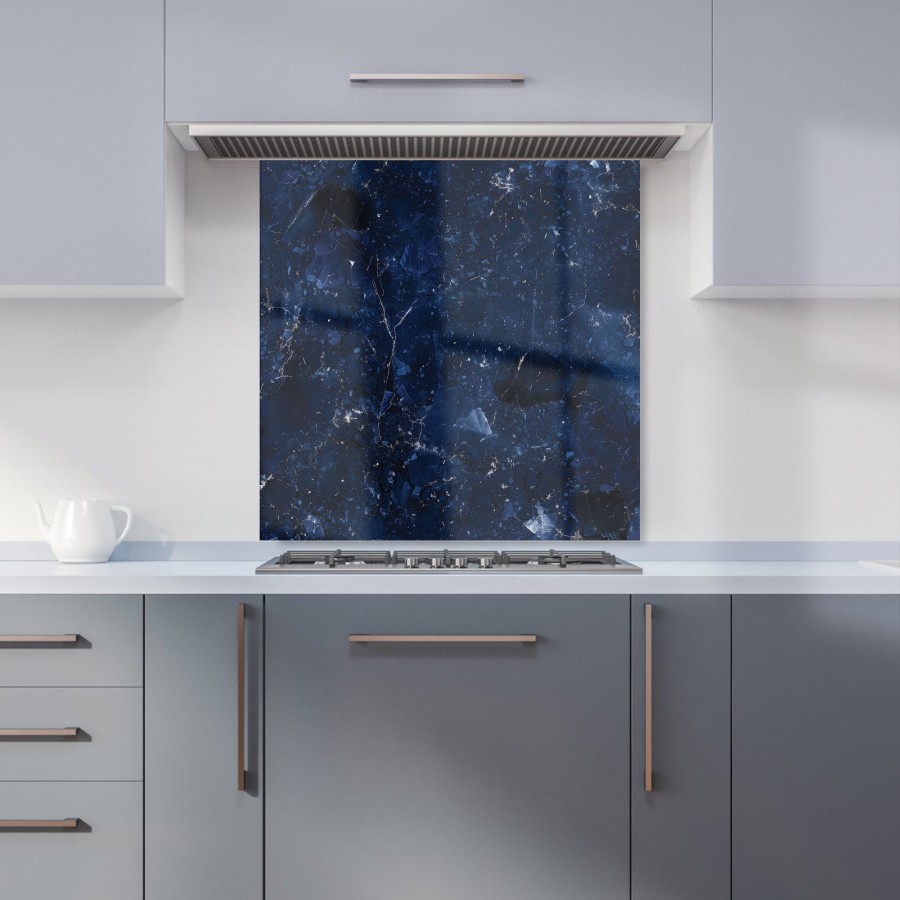 Click to view product details and reviews for Ocean Blue Quartz Effect Kitchen Splashback W600mm X H600mm.