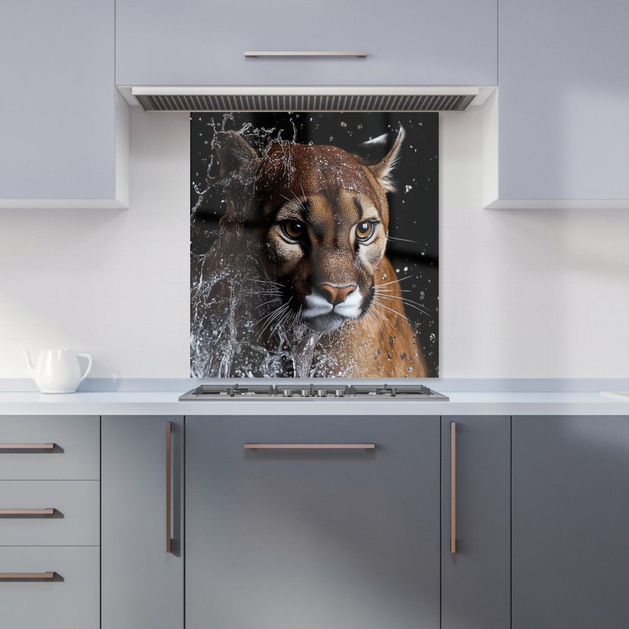 Click to view product details and reviews for Fierce Puma In Motion Kitchen Splashback W700mm X H650mm.