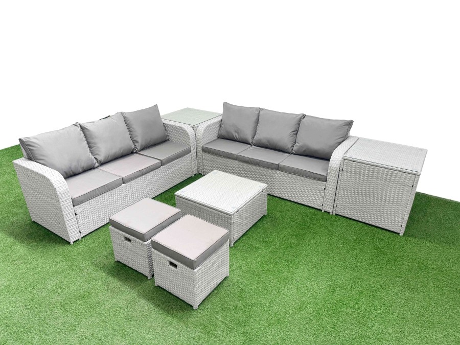 Click to view product details and reviews for Fimous Outdoor Garden Furniture Sets 8 Seater Wicker Rattan Furniture Sofa Sets With Square Coffee Table High Back Lounge Sofa Stools 2 Side Table Lig. Click to view product details and reviews for Fimous Outdoor Garden Furniture Sets 8 Seater Wicker Rattan Furniture Sofa Sets With Square Coffee Table High Back Lounge Sofa Stools 2 Side Table Lig.