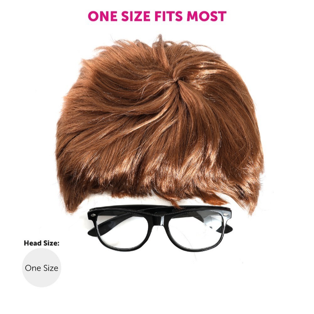 Adults Groovy Spy Costume | 5 Pcs | Purple Jack Jacket, Shirt, Trousers, Wig & Glasses
