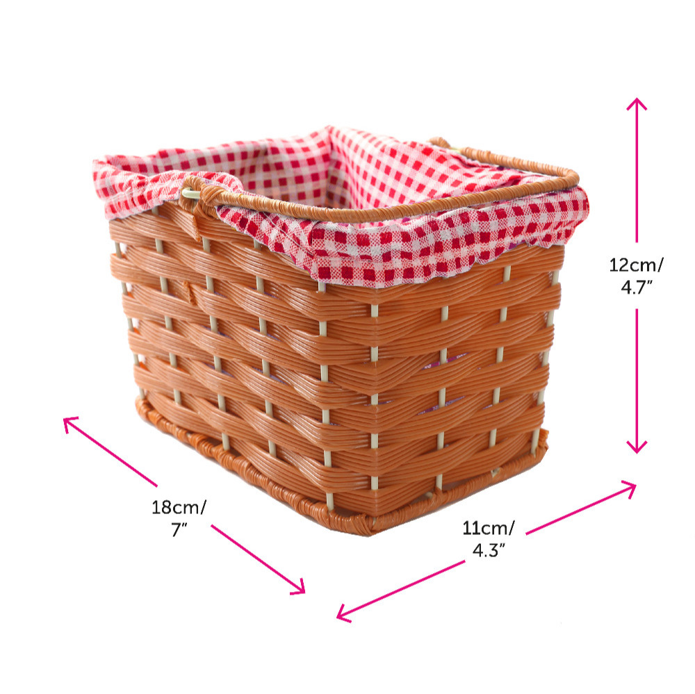 Red Gingham Basket
