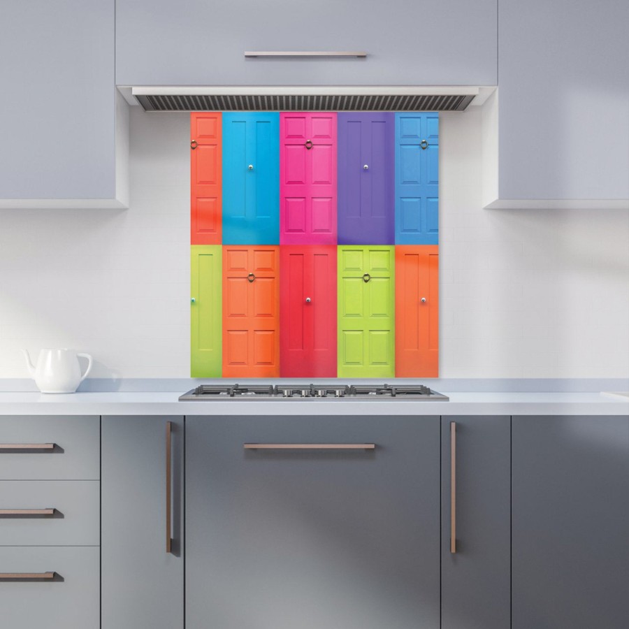 Click to view product details and reviews for Colourful English Doors Kitchen Splashback W900mm X H750mm.
