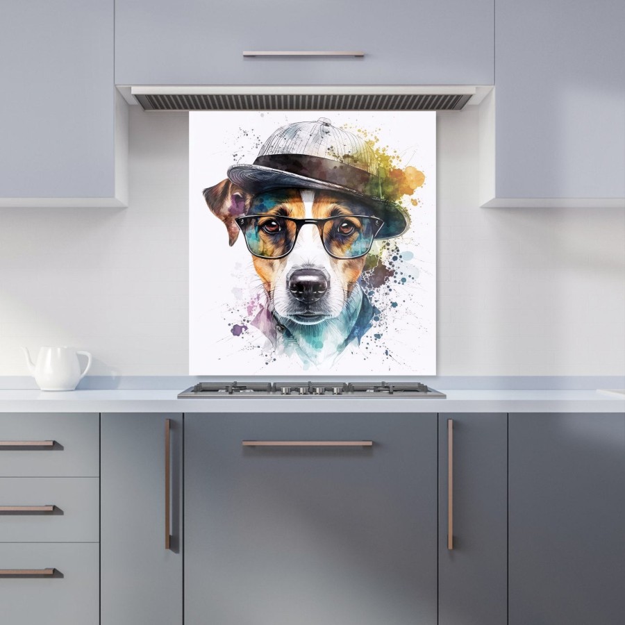 Click to view product details and reviews for Jack Russell Dog Splashart Kitchen Splashback W700mm X H650mm.