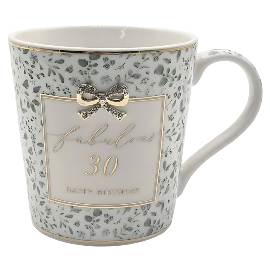 Click to view product details and reviews for Madelaine Fabulous 30 30th Birthday Boxed Gift Mug With Diamante Bow.