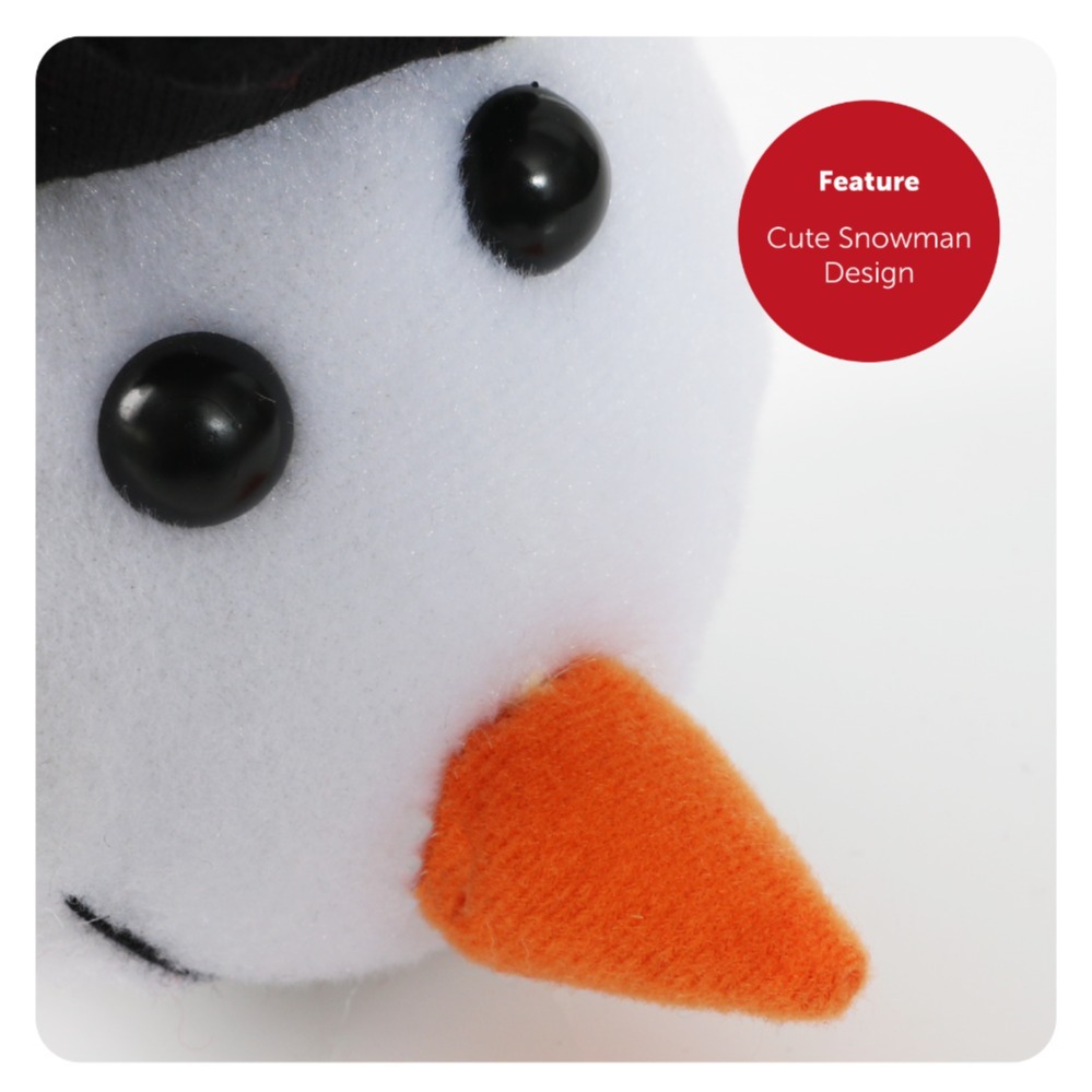 Plush Snowman Earmuffs