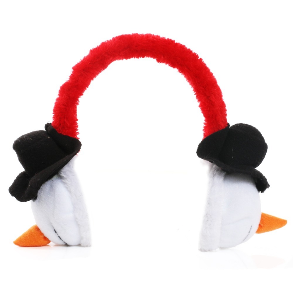 Plush Snowman Earmuffs
