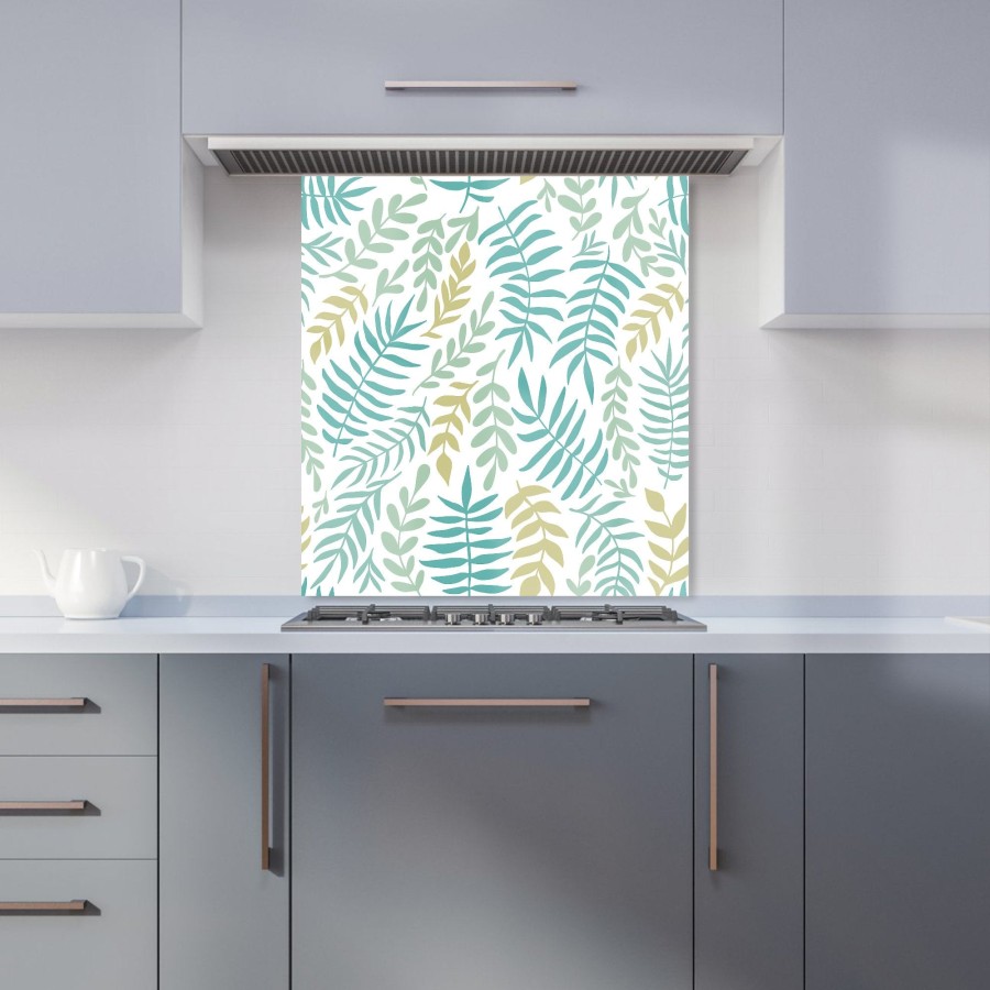 Click to view product details and reviews for Multicolor Leafs And Branches Kitchen Splashback W600mm X H650mm.
