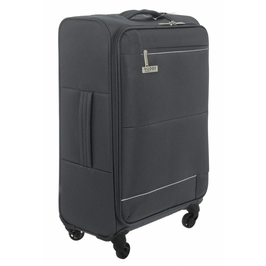 Click to view product details and reviews for Ultra Light Trolley Case Soft Shell 4 Wheels Suitcase Travel Luggage Grey 24.