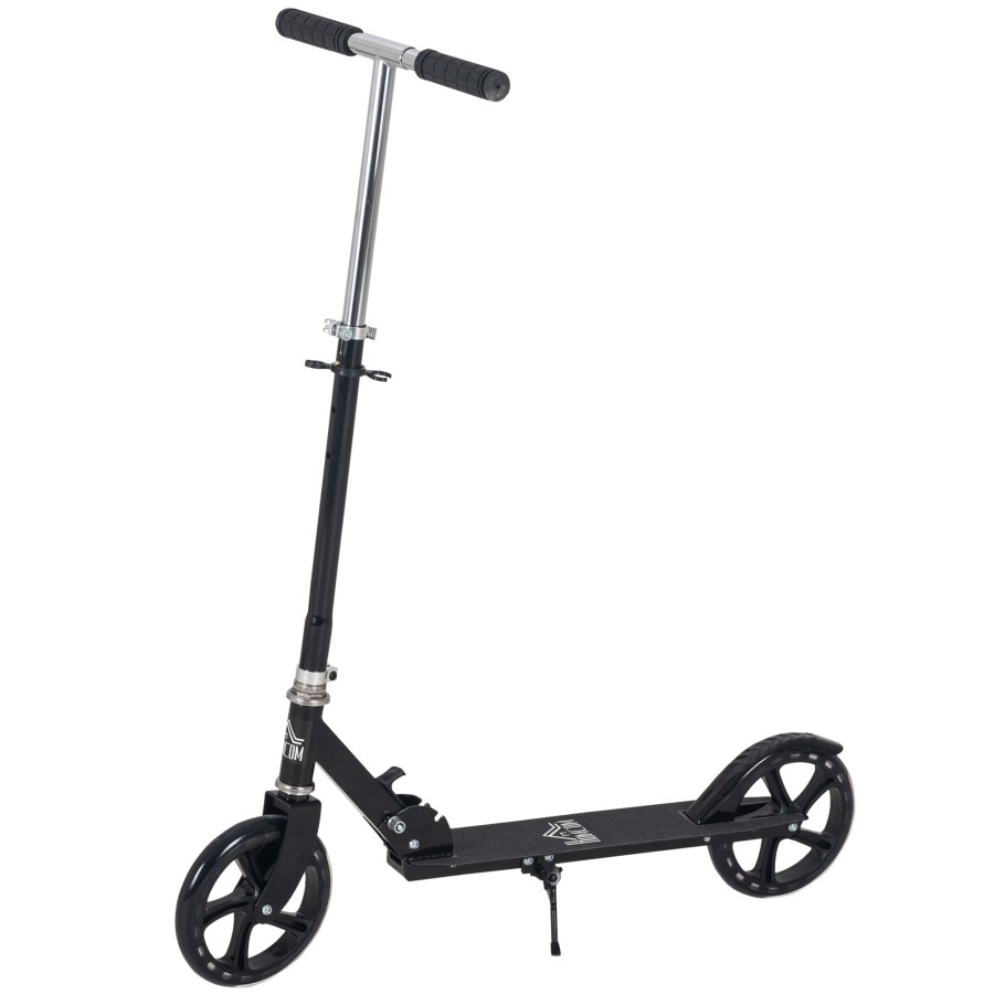 Click to view product details and reviews for Homcom Kids Scooter Ride On Toy Height Adjustable For 7 14 Years Black.