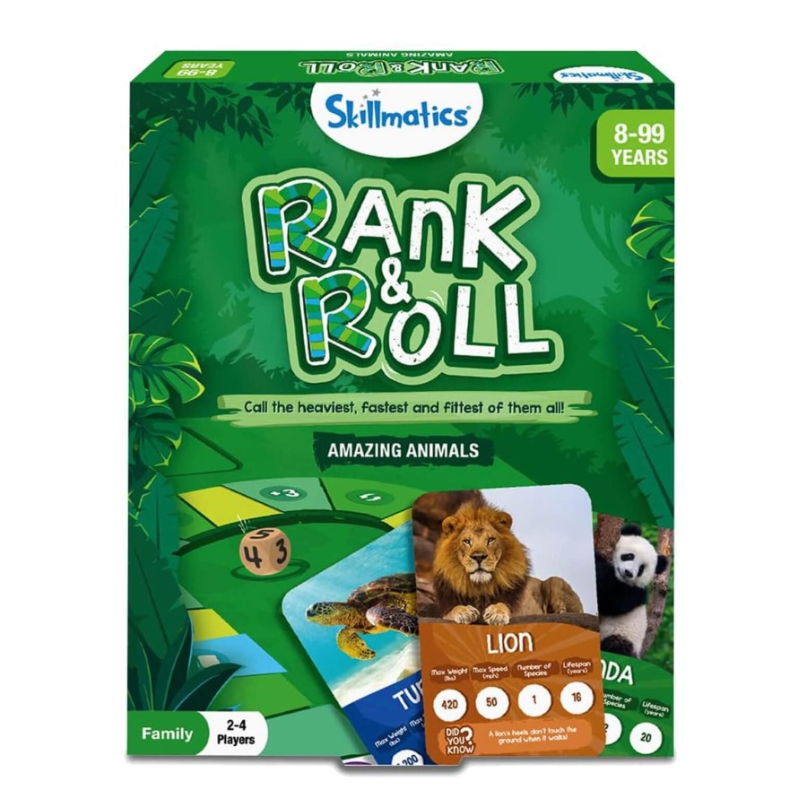 Click to view product details and reviews for Rank Roll Family Board Game Amazing Animals Trumps 2 4 Players.