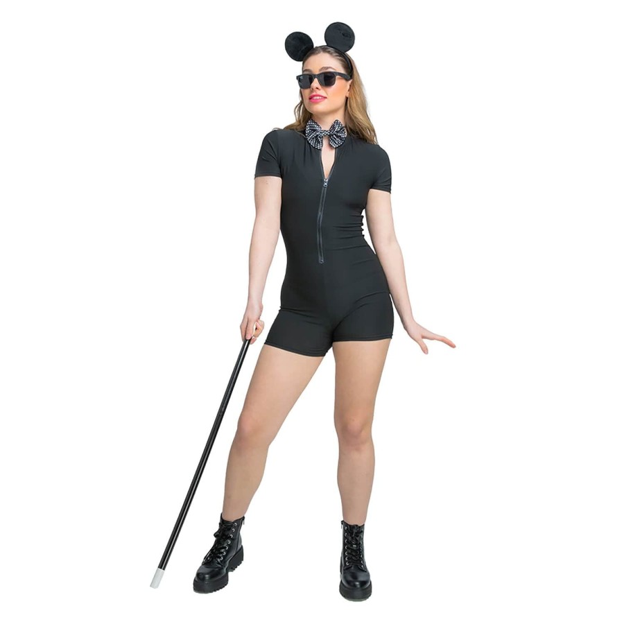 Blind Mice Set 4 Piece Mouse Ears Shades Bow Tie Cane Fancy Dress