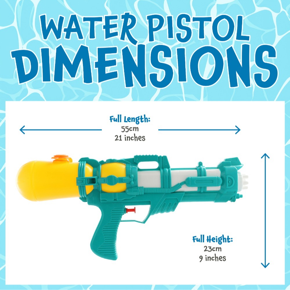 Large Water Gun Summer Pistol 55X23CM/21X9"