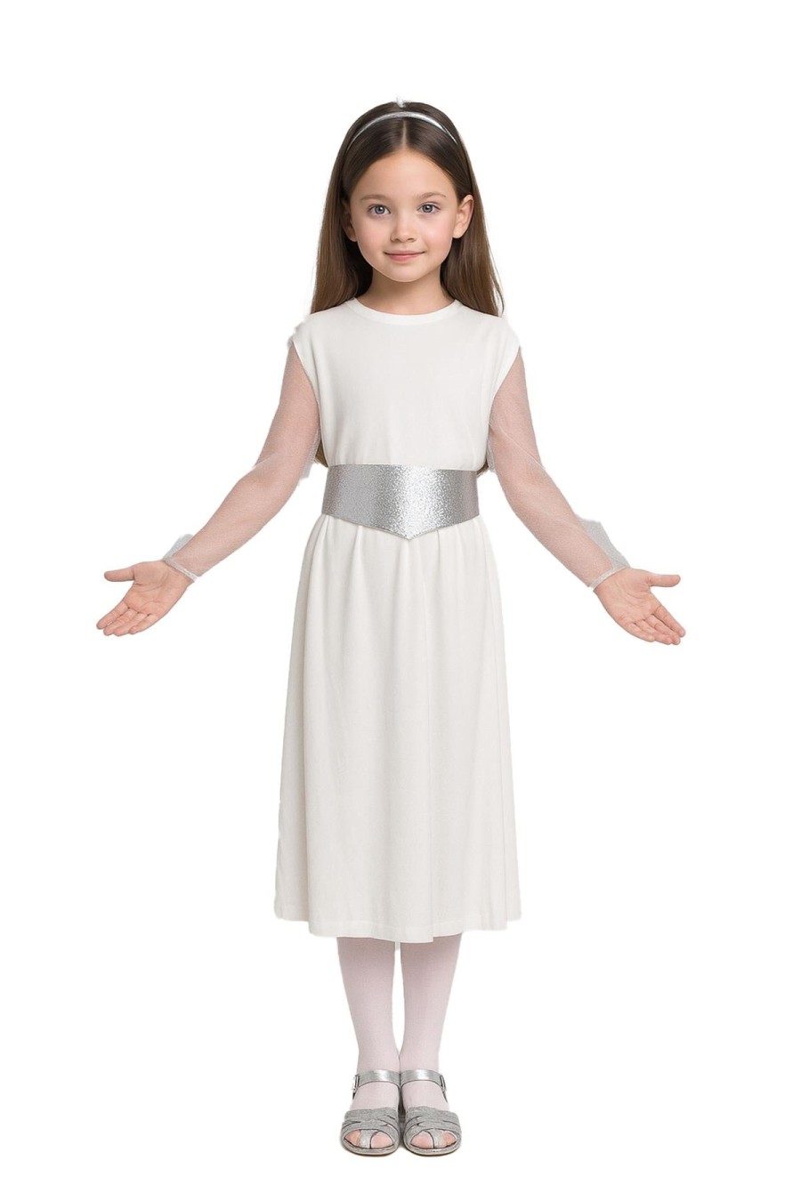 Click to view product details and reviews for New Angel Nativity Dress Belt And Halo Girls Christmas Fancy Dress Costume 10 12 Years White.
