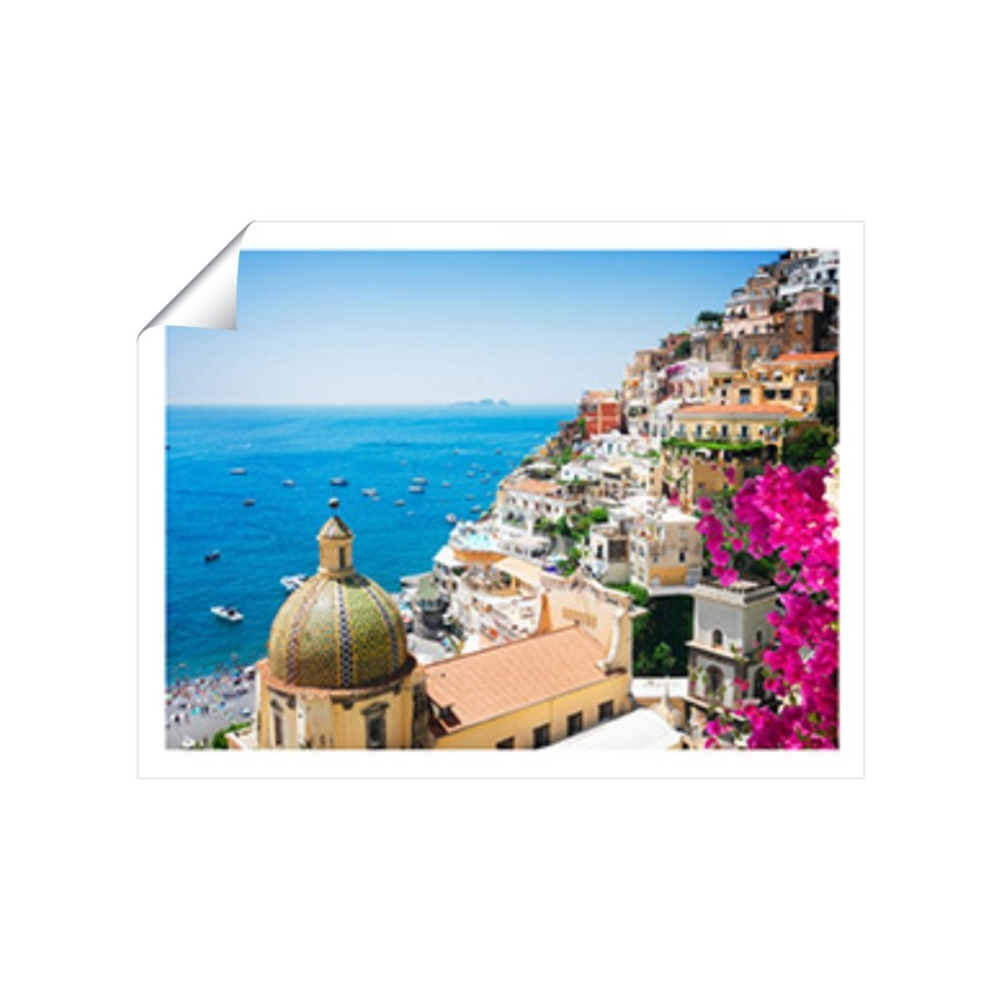 Click to view product details and reviews for Positano With Flowers Italy Art Prints 8 X 10 No Frame.