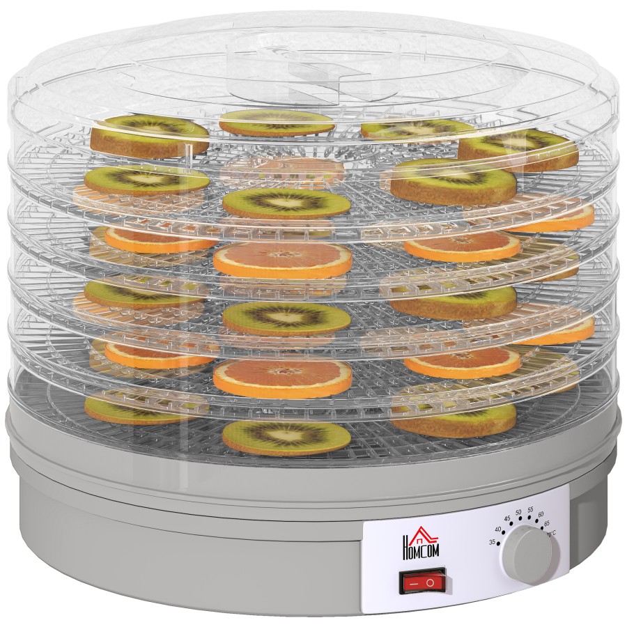 Click to view product details and reviews for Homcom 5 Tier Food Dehydrator 245w Food Dryer Machine With Adjustable Temperature Control For Drying Fruit Meat Vegetable Jerky And Pet Treat Gre.