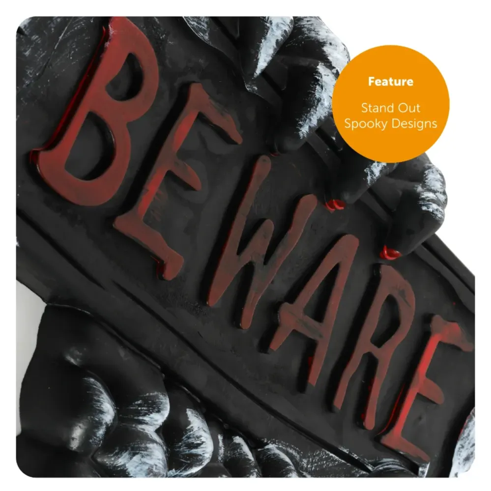 Halloween Tombstone Decorations - 5 Pack Indoor and Outdoor Fancy Dress Prop Bundle