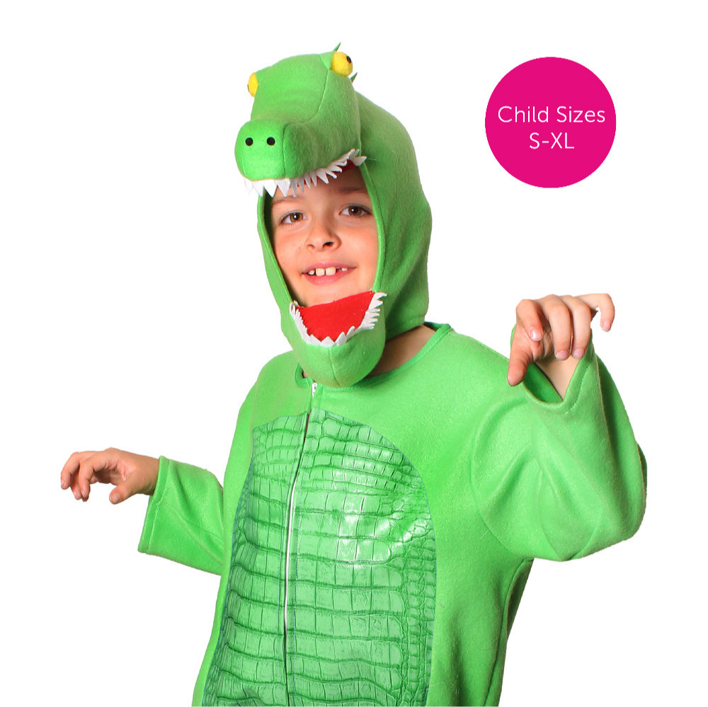 Childs Crocodile Jumpsuit Costume