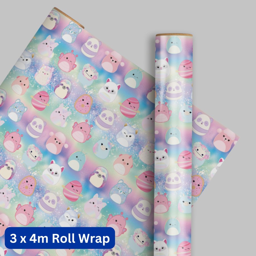 Click to view product details and reviews for Squishmallows 4m Roll Wrapping Paper 3 Pack Bundle.