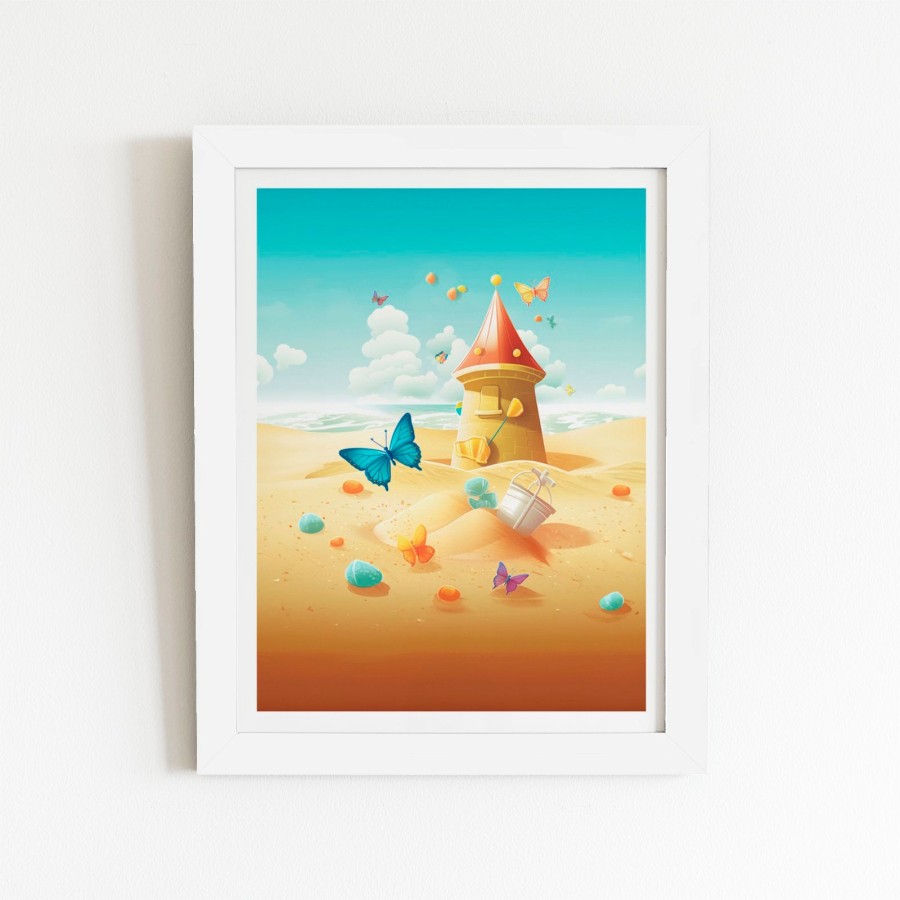 Click to view product details and reviews for Butterflies On A Beach Holiday Art Prints 20 X 30 No Frame.