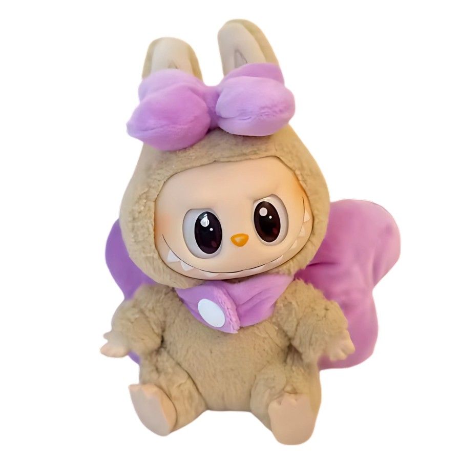Click to view product details and reviews for Labubu 30 Big Into Energy Doll Accessories Bow And Wings Purple.