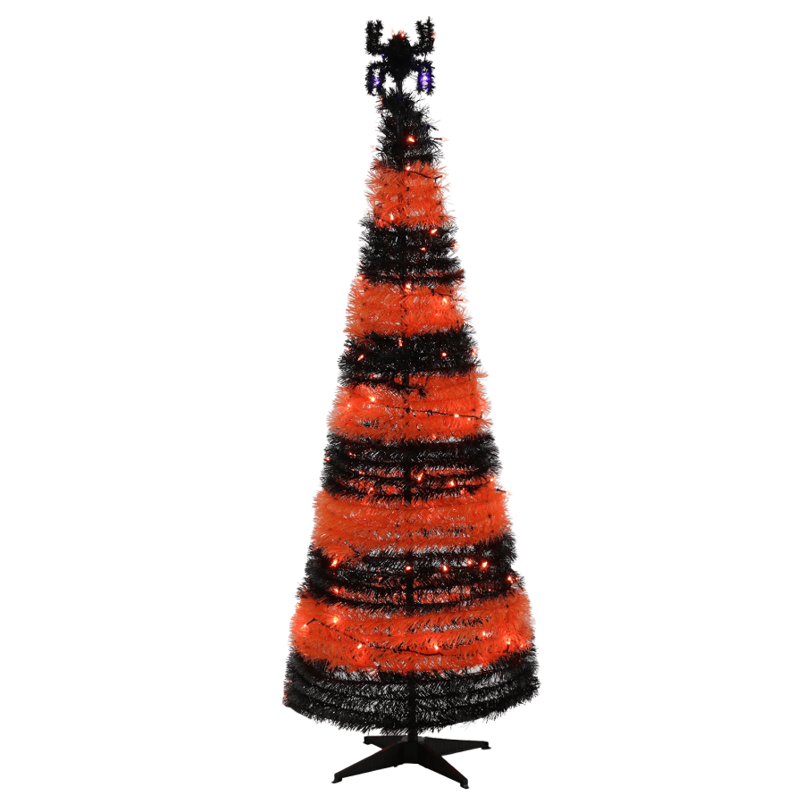 Click to view product details and reviews for 6ft Pop Up Pre Lit Halloween Tree Tinsel Spider Topper Decoration Led Orange. Click to view product details and reviews for 6ft Pop Up Pre Lit Halloween Tree Tinsel Spider Topper Decoration Led Orange.