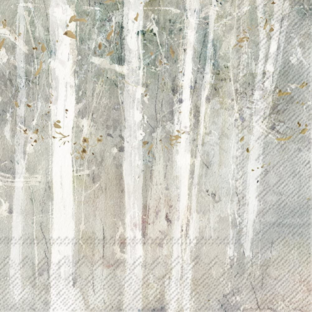 Woodland Forest Nature Printed Lunch Paper Napkin 20-Pack Disposable 3-Ply