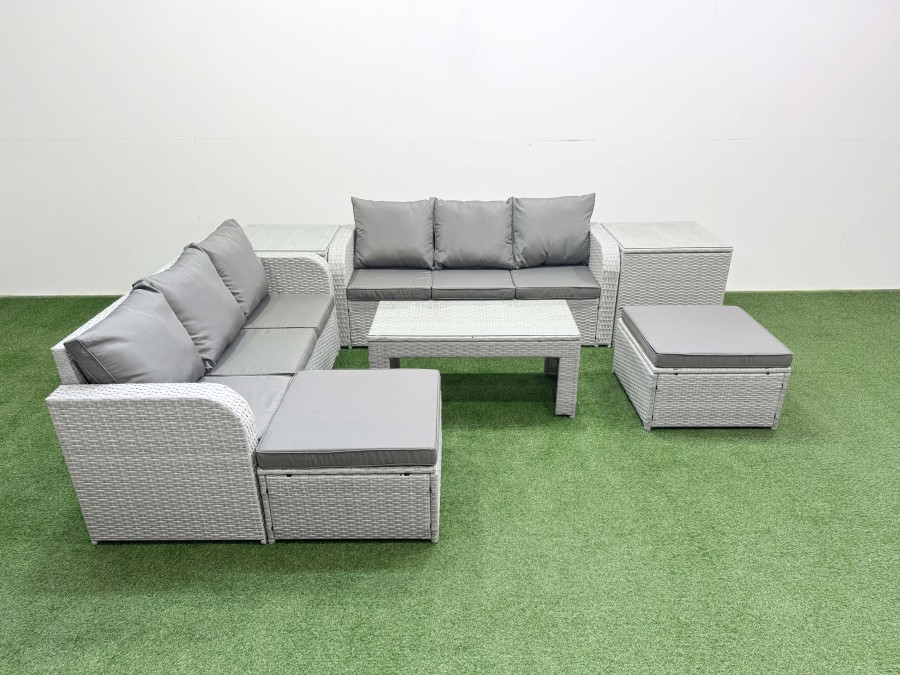 Click to view product details and reviews for Fimous Outdoor Garden Furniture Sets 8 Seater Wicker Rattan Furniture Sofa Sets With Oblong Coffee Table High Back Lounge Sofa 2 Big Footstool 2 Side. Click to view product details and reviews for Fimous Outdoor Garden Furniture Sets 8 Seater Wicker Rattan Furniture Sofa Sets With Oblong Coffee Table High Back Lounge Sofa 2 Big Footstool 2 Side.
