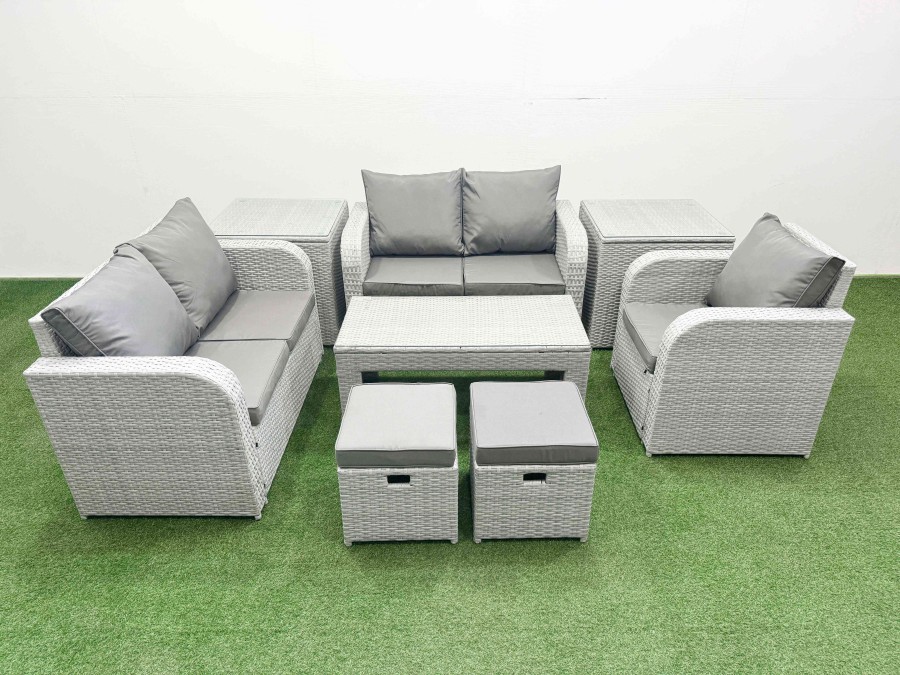 Click to view product details and reviews for Fimous High Back Poly Rattan Garden Furniture Set With Reclining Chair Loveseat Sofa Oblong Coffee Table Indoor Outdoor Patio Set 2 Stool 2 Side Tabl. Click to view product details and reviews for Fimous High Back Poly Rattan Garden Furniture Set With Reclining Chair Loveseat Sofa Oblong Coffee Table Indoor Outdoor Patio Set 2 Stool 2 Side Tabl.