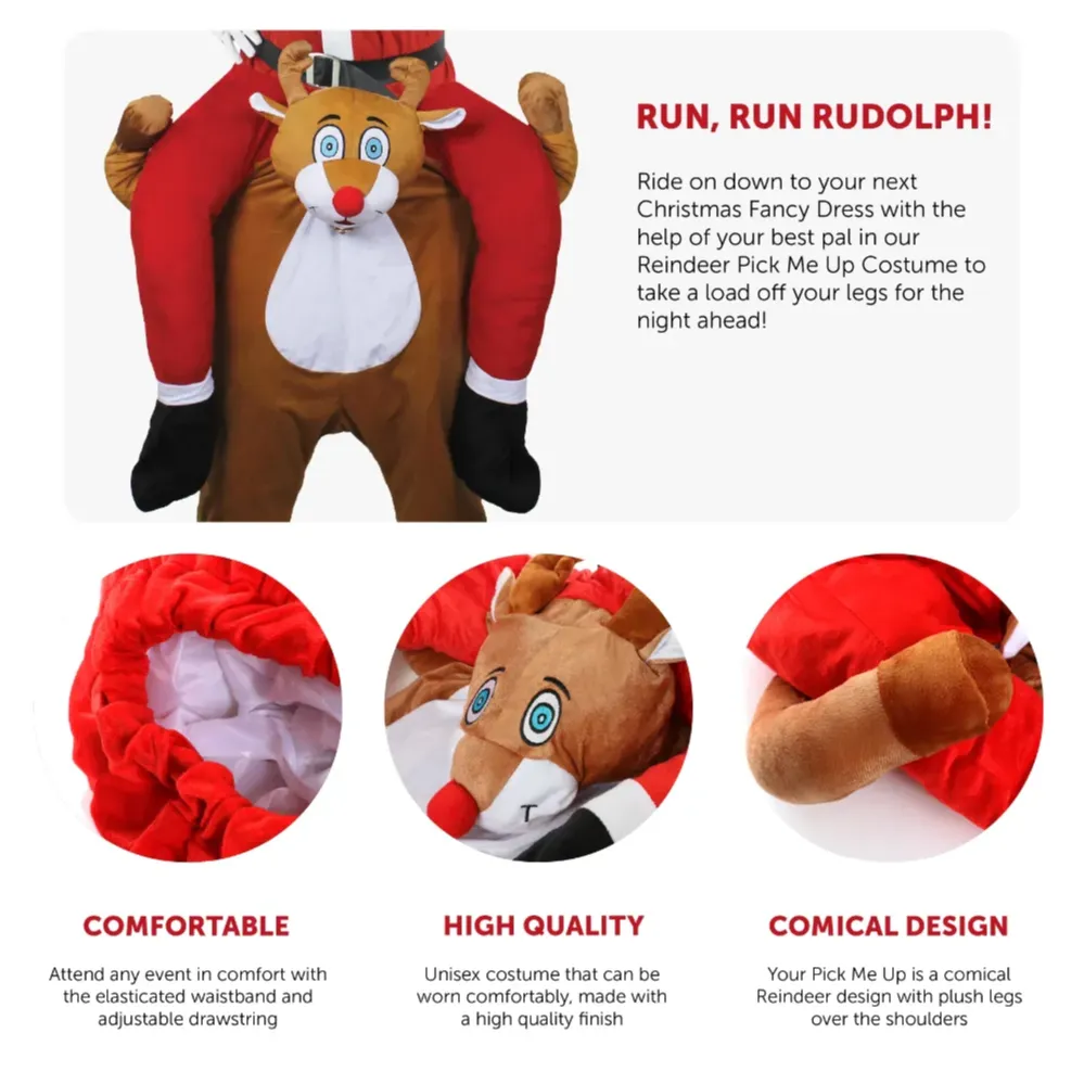 Adults Dartboard Pick me up Reindeer Costume