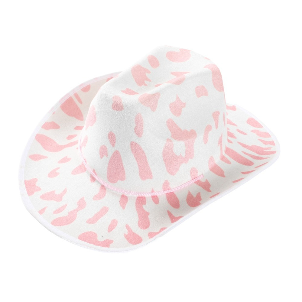 Click to view product details and reviews for Pink Cowprint Cowboy Hat Pack Of 1.