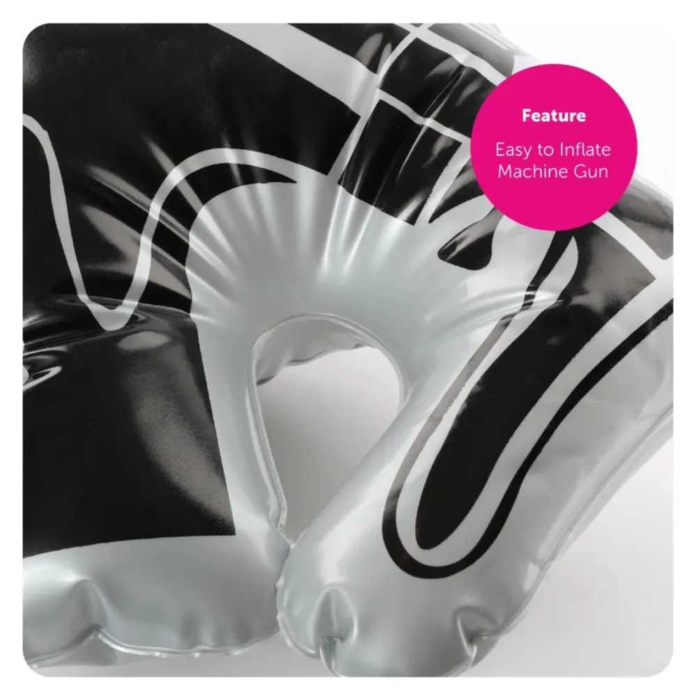 Adults John McClane Costume | 6 Pcs | White Vest, Bald Cap, Badge, Fake Cigarettes, Inflatable Gun & Fake Blood