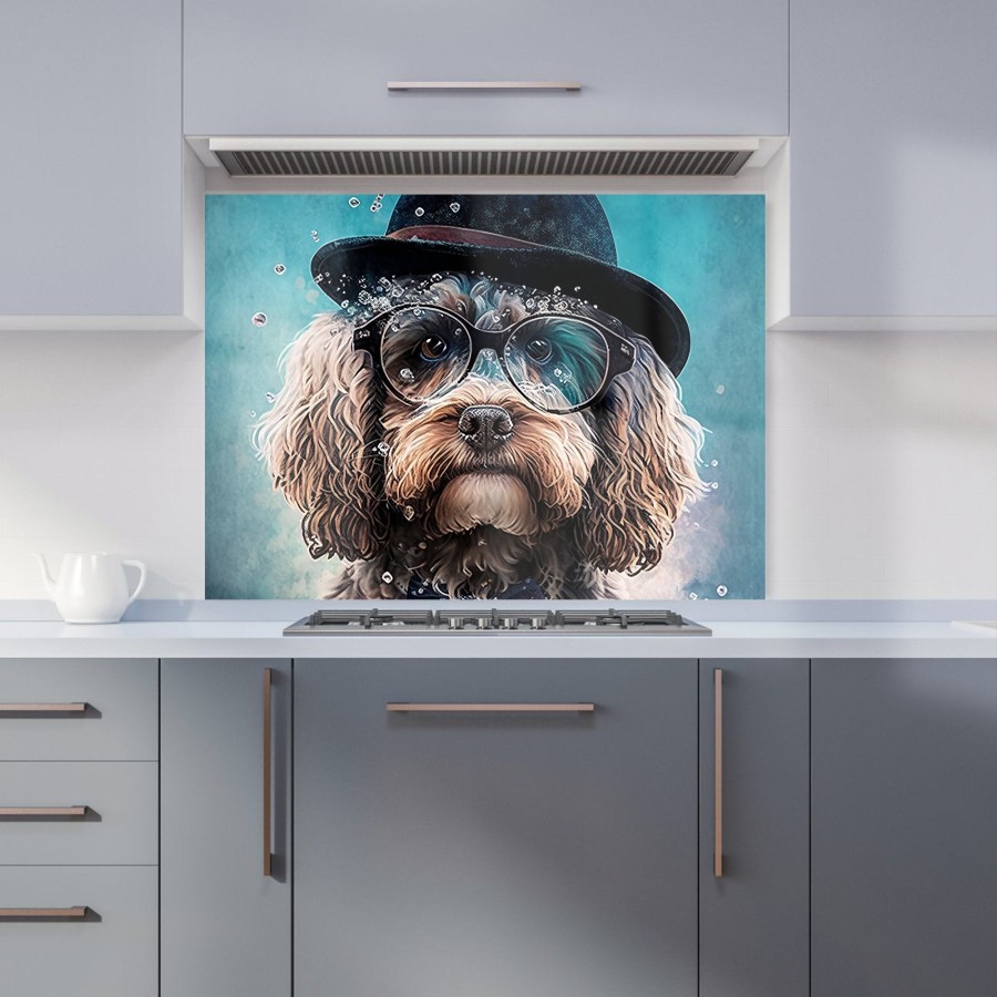 Click to view product details and reviews for Cockapoo Dog Splashart Kitchen Splashback W595mm X H745mm.