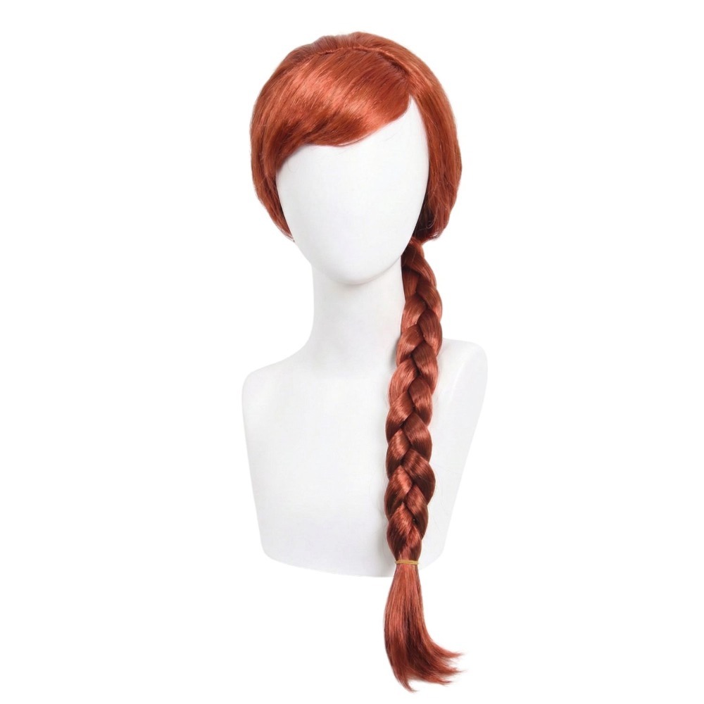 Kids Rebel Girl Costume Set | 4 Pcs | Plait Wig, Cat Ears, Thin Tail & Lantern