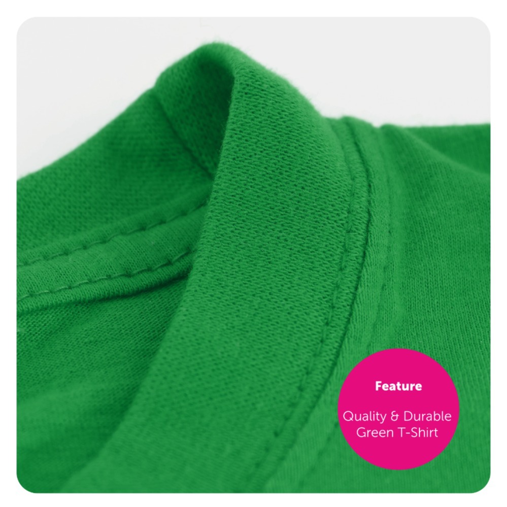 Girl's Green Crayon T-Shirt – Fun Kids Costume Top for Parties, Dress-Up & School Events