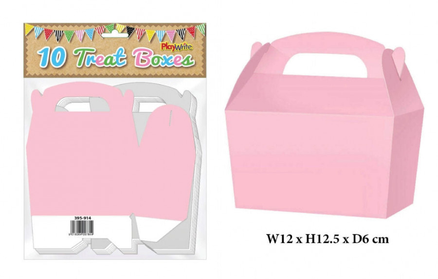 10 Baby Pink Treat Boxes | Cazaar