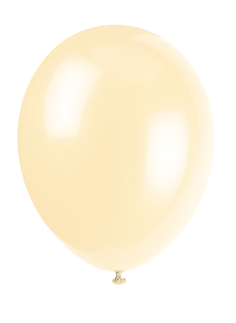 Click to view product details and reviews for 10 Ivory Cream Latex Balloons.