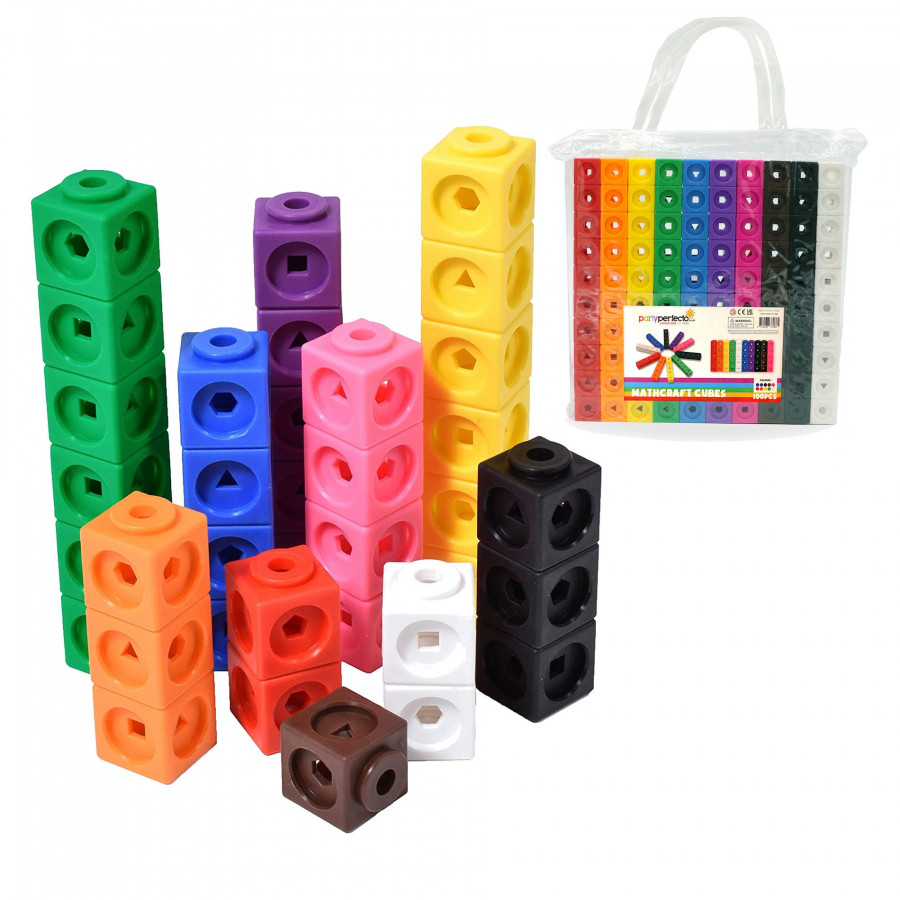 100 Mathcraft Learning Cubes