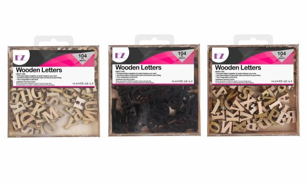 104pc Wooden Alphabet Letters for Wall - Best Nursery Accessories & Home Decor