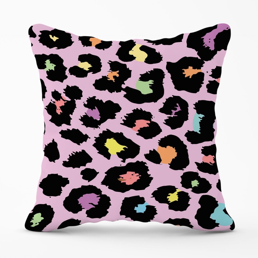 Click to view product details and reviews for Pink Leopard Print Outdoor Cushion 45cm X 45cm.