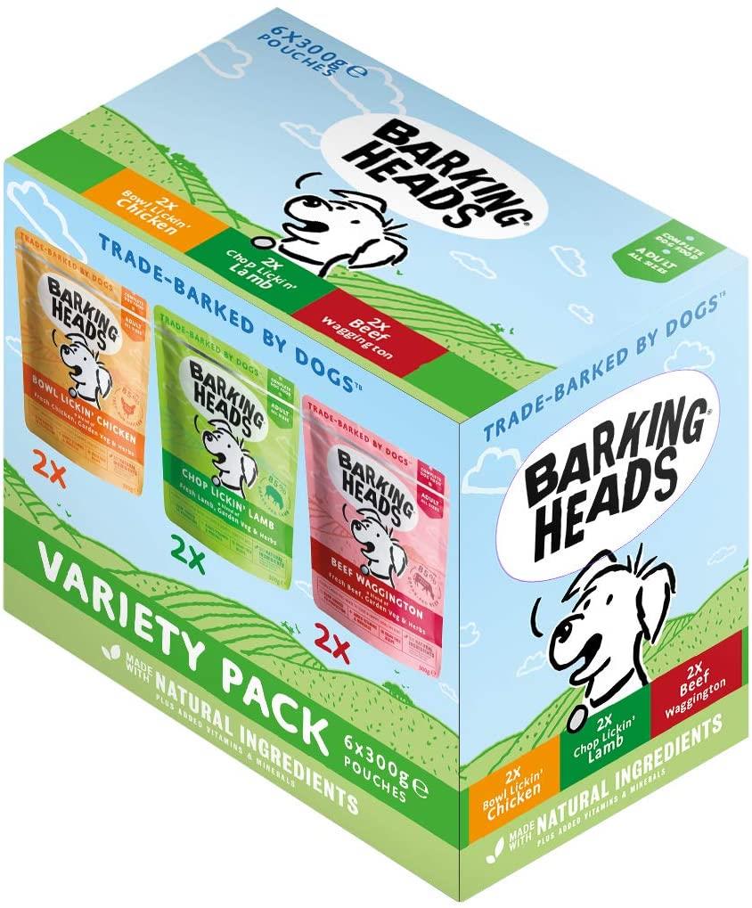 Click to view product details and reviews for Barking Heads Variety Pack 6 X 300g Pk 1 262483.