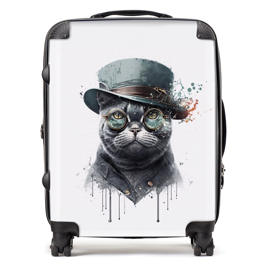 Click to view product details and reviews for British Shorthair Cat Splashart Suitcase Large.