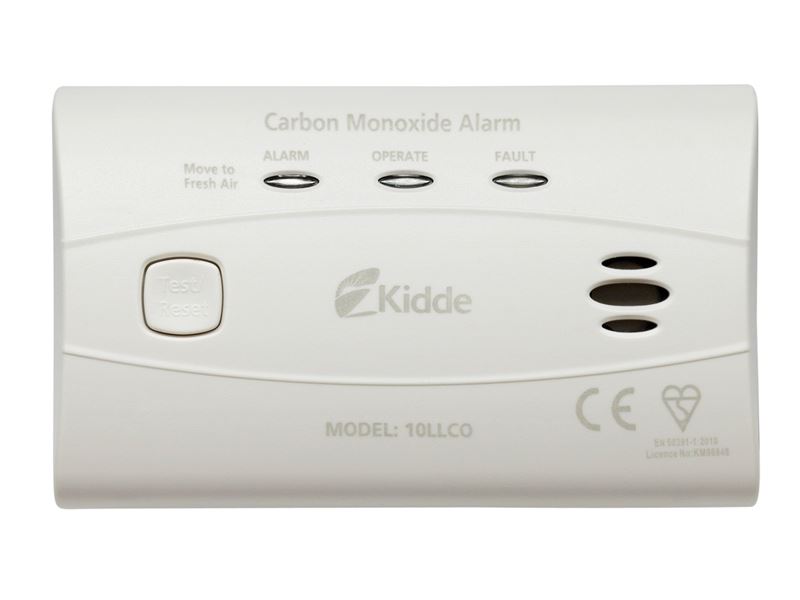 10LLCO 10-Year Sealed Battery Carbon Monoxide Alarm KID10LLCO