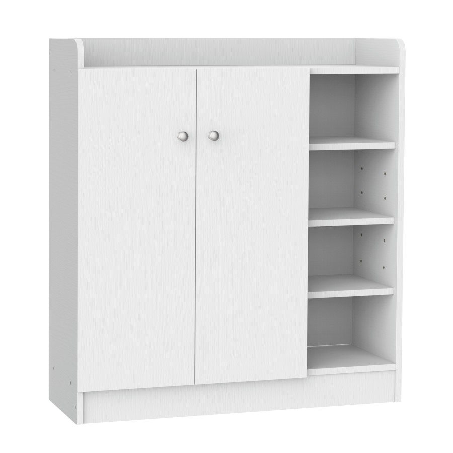 Click to view product details and reviews for Homcom Shoe Storage Cabinet Footwear Rack Stand W Adjustable Shelves White.