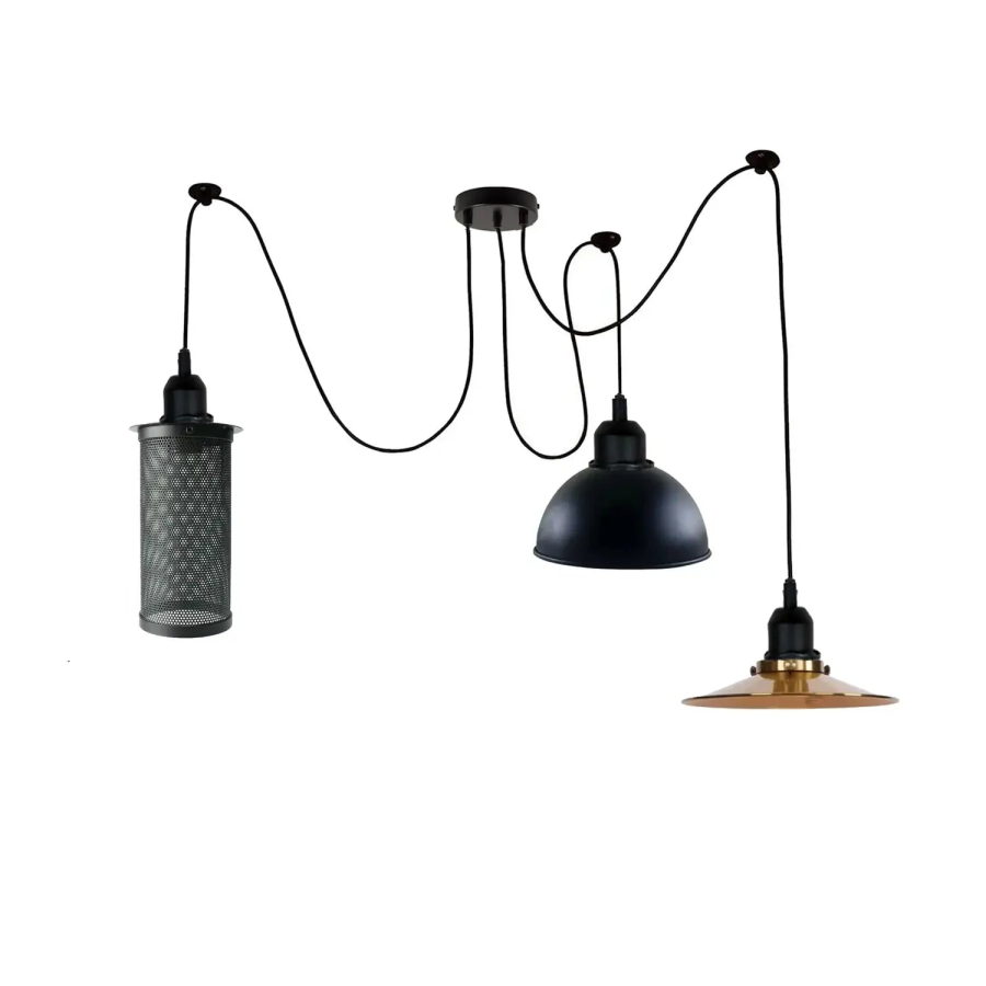 3 Outlet Type 3 / Without Bulbs