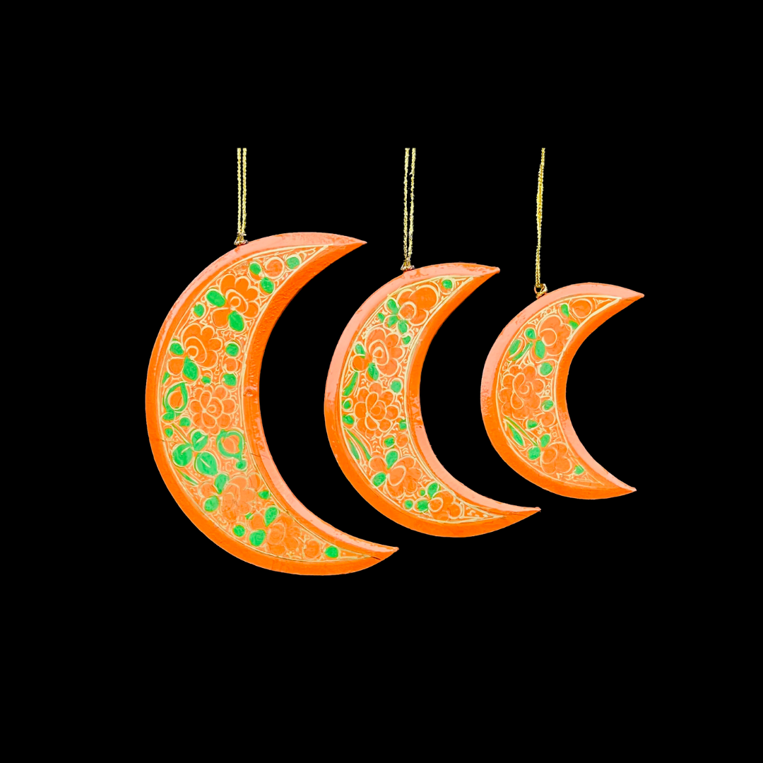 Click to view product details and reviews for Assorted Wood Hanging Christmas Tree Decorations Set Of 3 2.