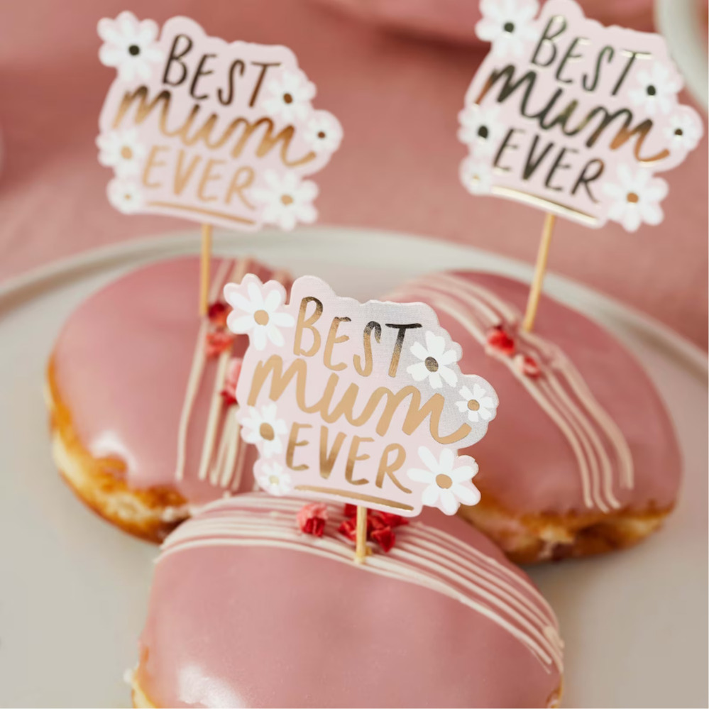 Click to view product details and reviews for Best Mum Ever Food Picks Gold Foiled 12 Pack.